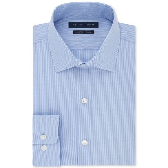 Fashion Week Dressed Up Tommy Hilfiger Michael Kors Men's Slim Fit Non-Iron  Performance Airsoft Dress